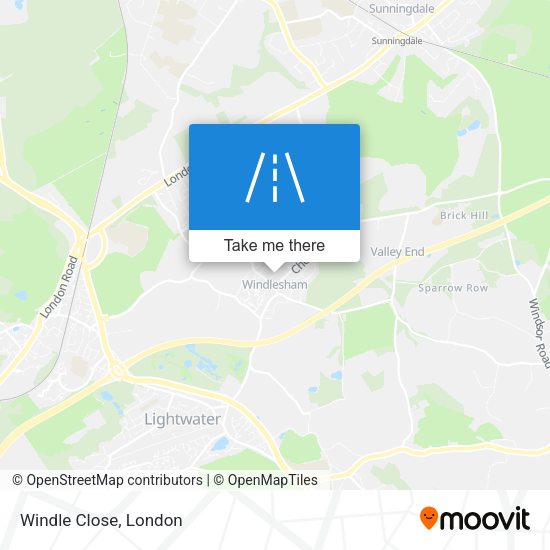 Windle Close map