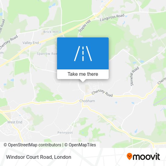 Windsor Court Road map