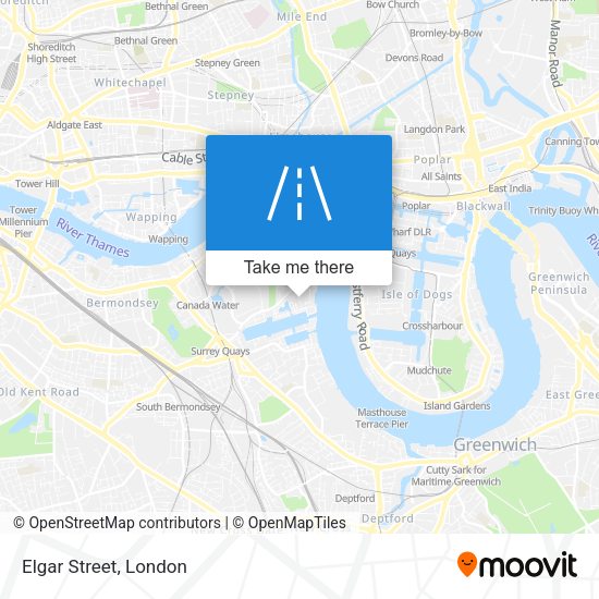 Elgar Street map