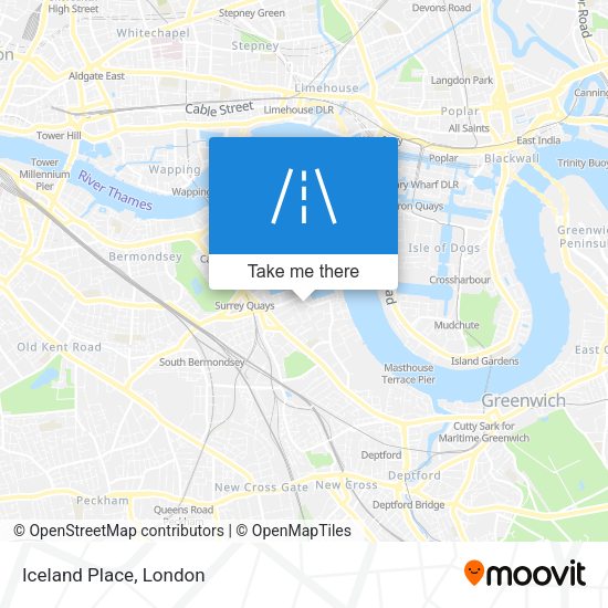 Iceland Place map