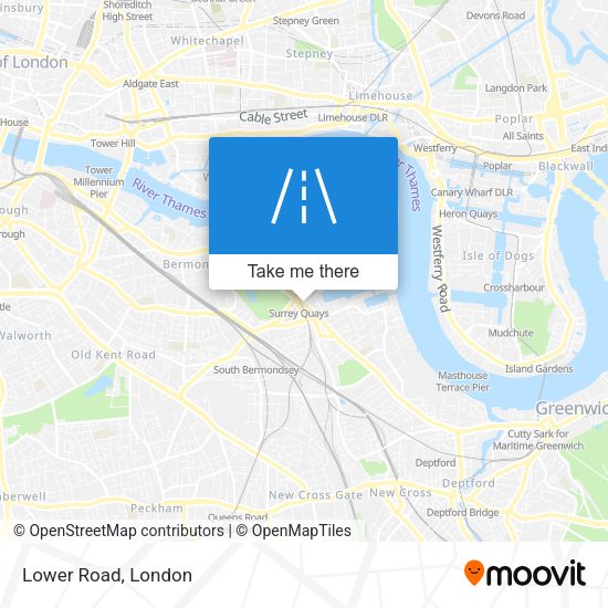 Lower Road map