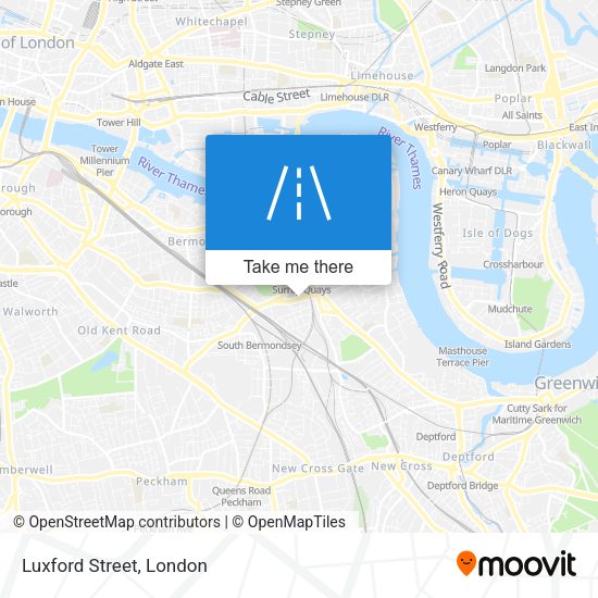 Luxford Street map