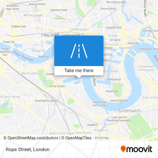 Rope Street map