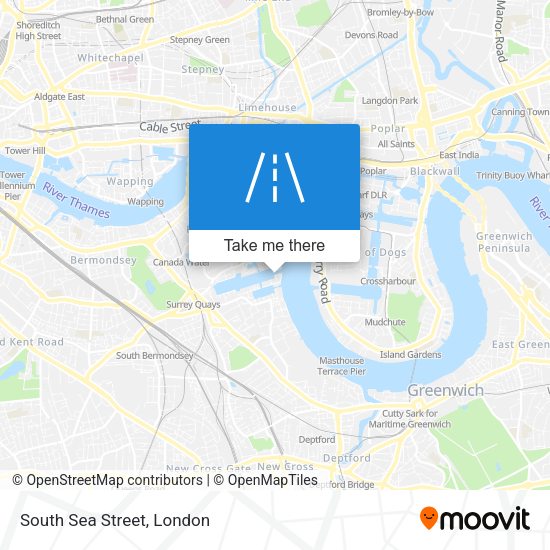 South Sea Street map