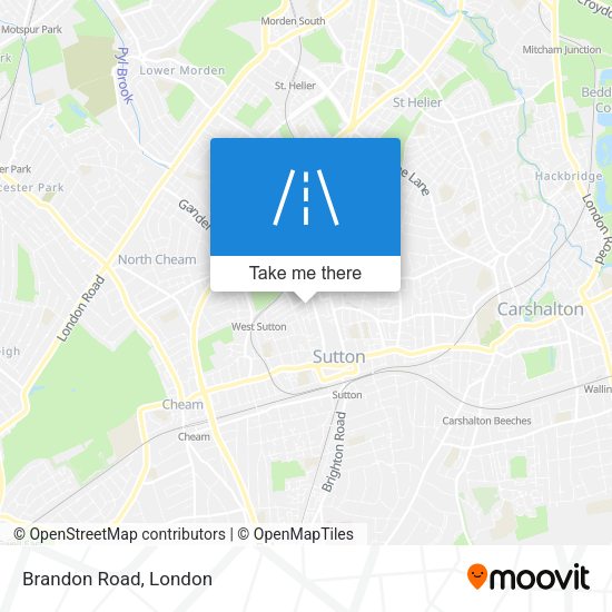 Brandon Road map