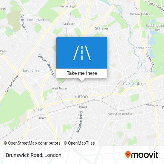 Brunswick Road map