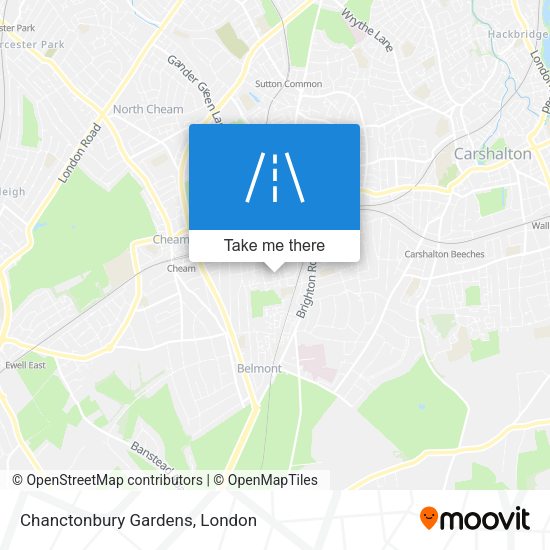 Chanctonbury Gardens map