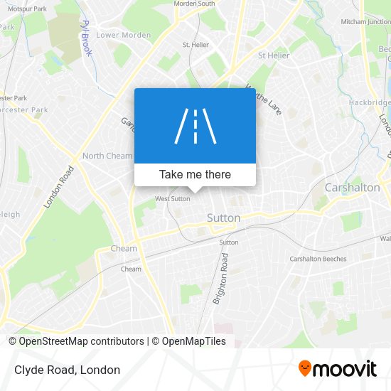 Clyde Road map