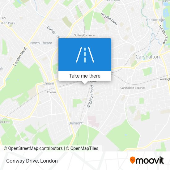 Conway Drive map