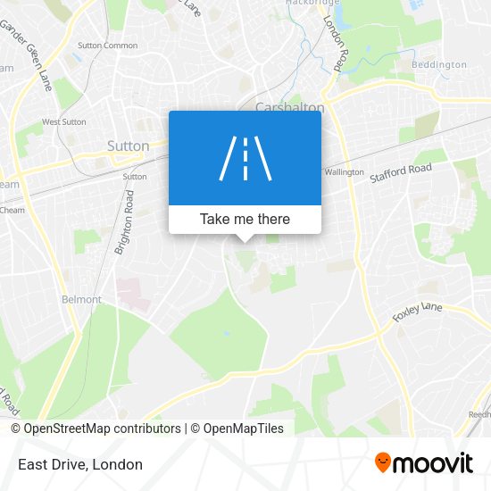 East Drive map