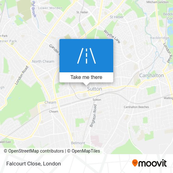 Falcourt Close map