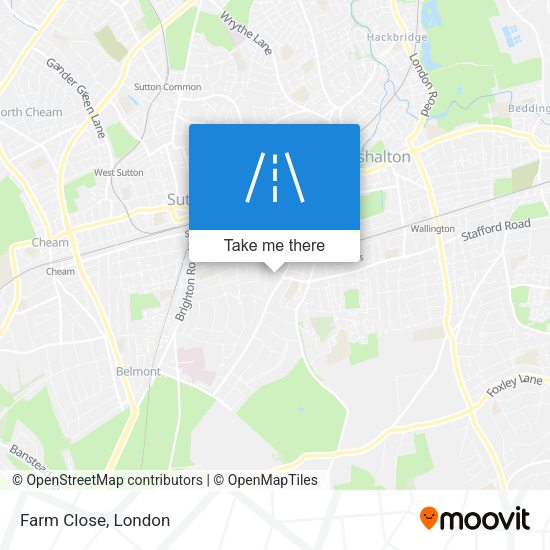 Farm Close map