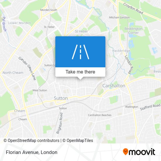 Florian Avenue map