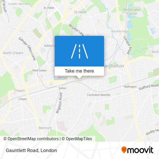 Gauntlett Road map