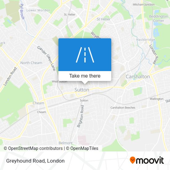 Greyhound Road map