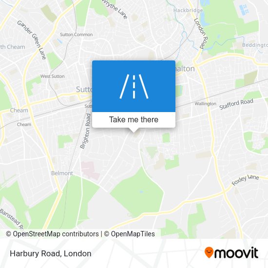 Harbury Road map