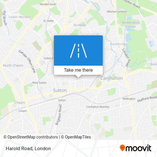 Harold Road map