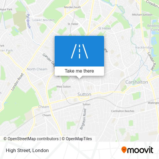 High Street map
