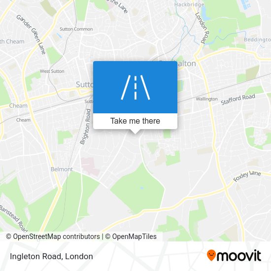 Ingleton Road map