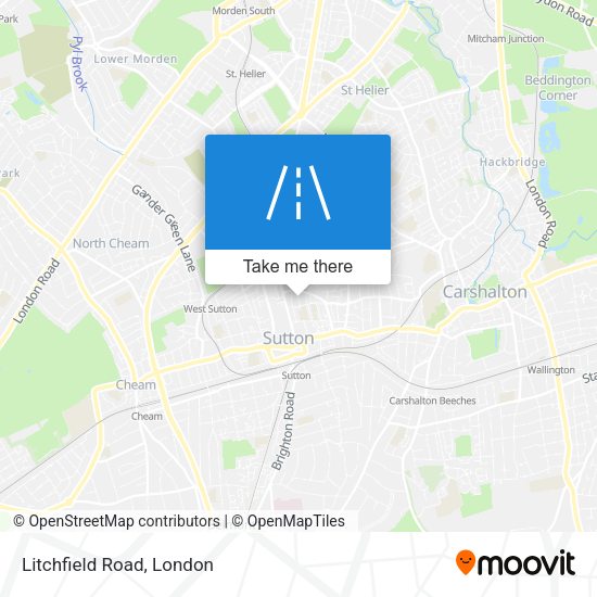 Litchfield Road map