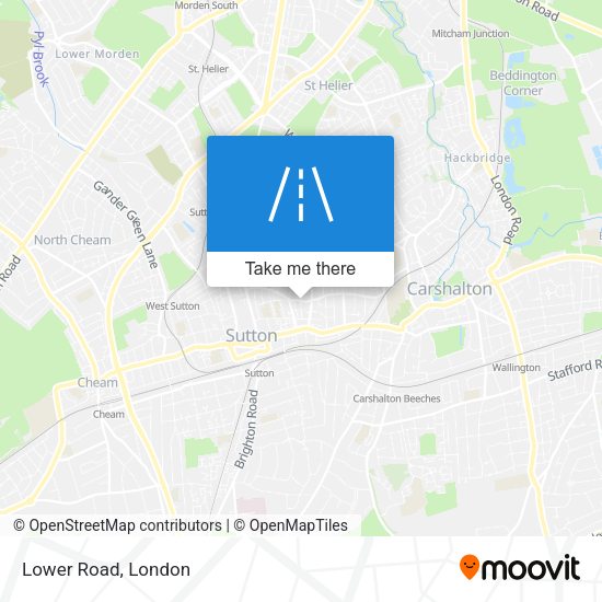 Lower Road map