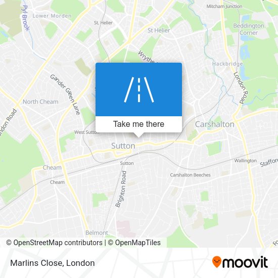 Marlins Close map
