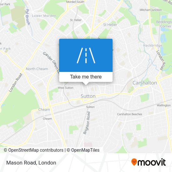 Mason Road map