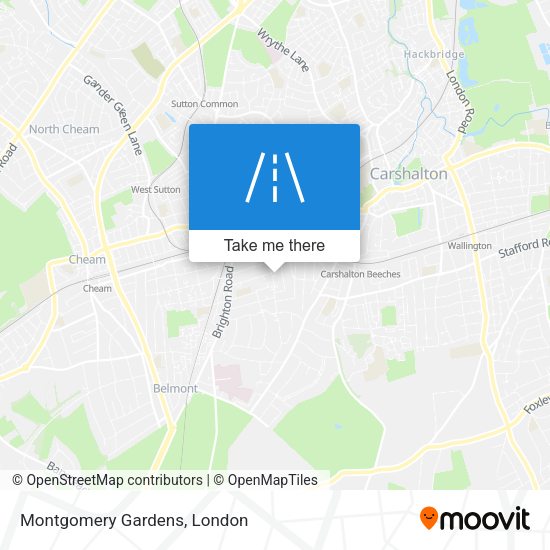 Montgomery Gardens map