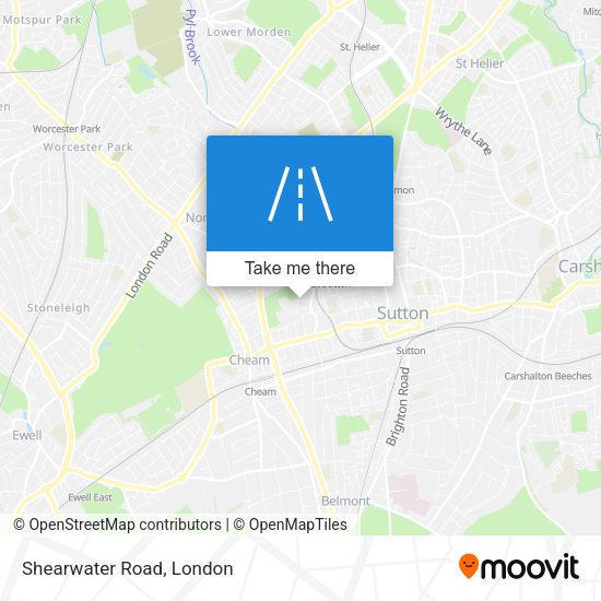 Shearwater Road map