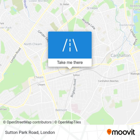 Sutton Park Road map