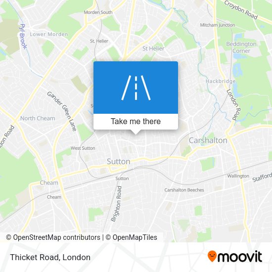 Thicket Road map