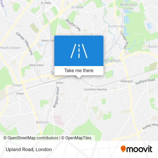 Upland Road map