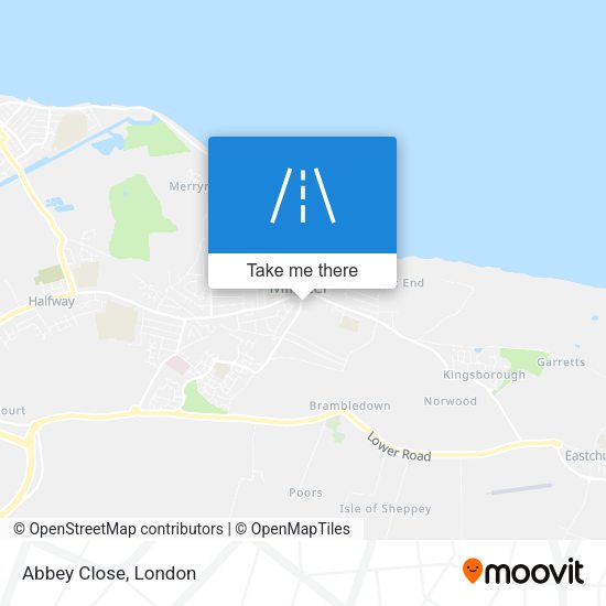 Abbey Close map