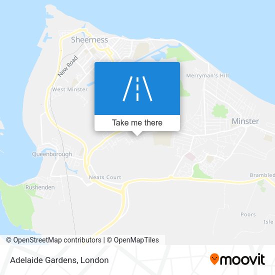 Adelaide Gardens map