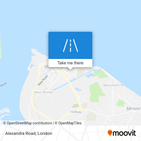 Alexandra Road map