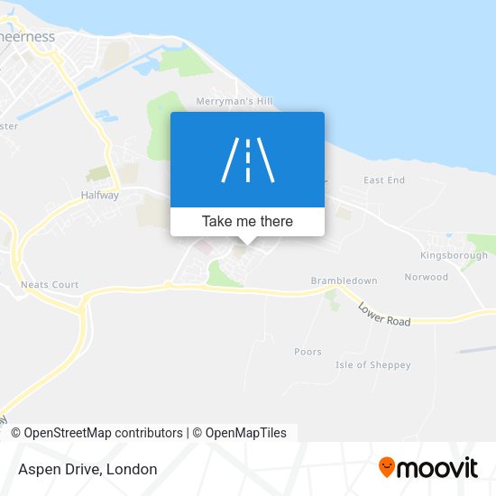 Aspen Drive map