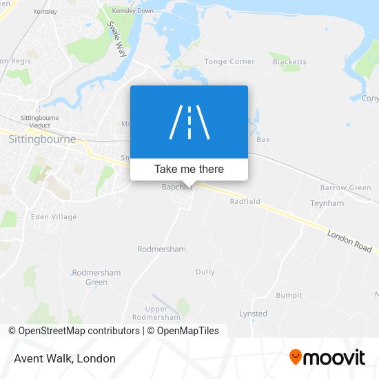Avent Walk map