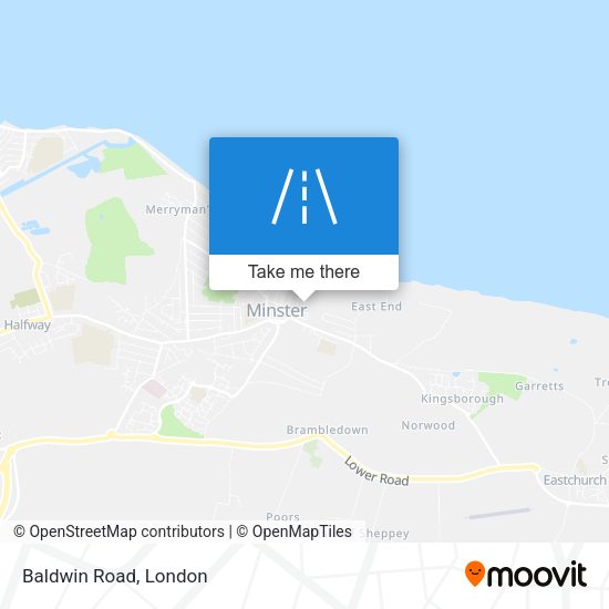 Baldwin Road map