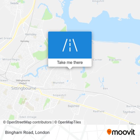 Bingham Road map