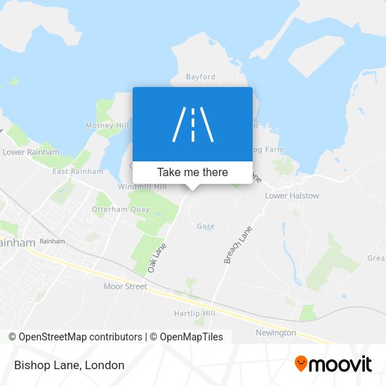 Bishop Lane map