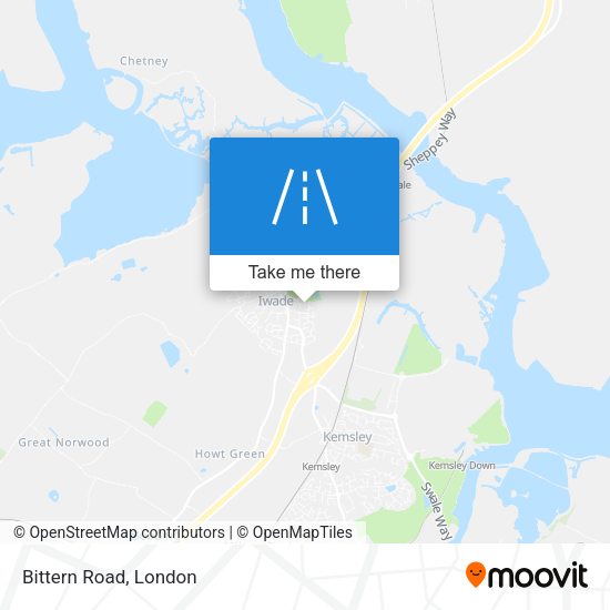 Bittern Road map