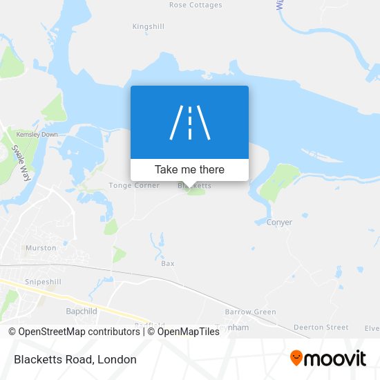 Blacketts Road map