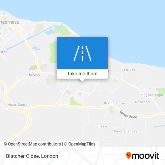 Blatcher Close map