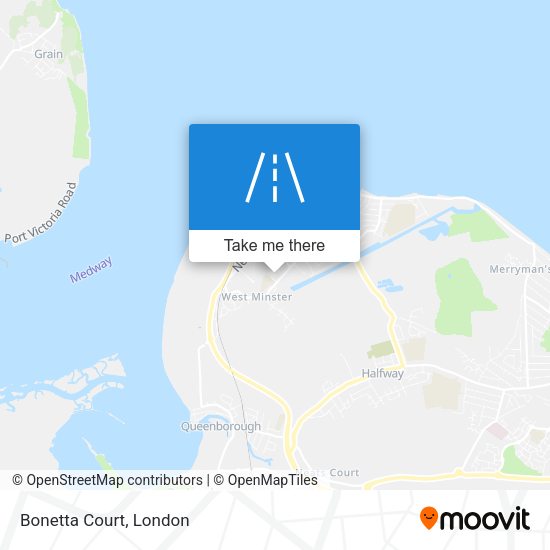 Bonetta Court map