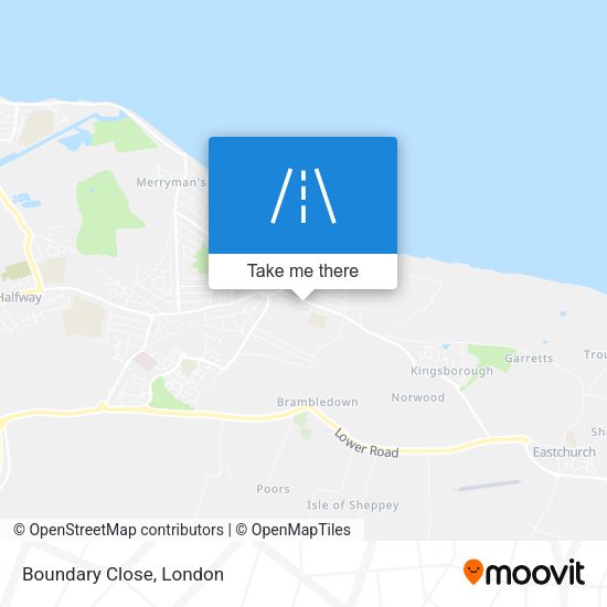 Boundary Close map