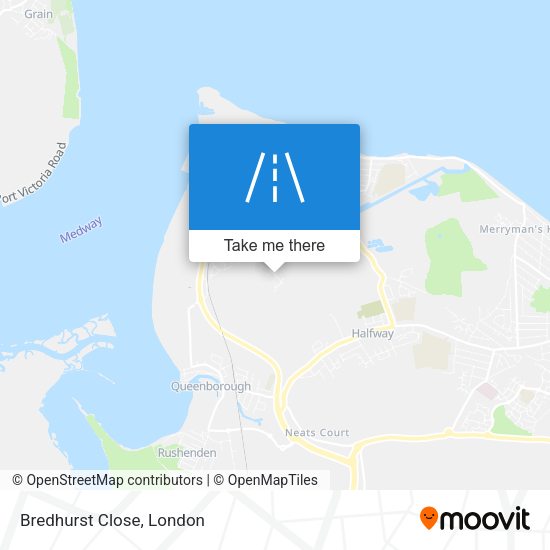 Bredhurst Close map