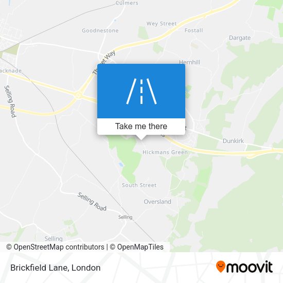 Brickfield Lane map