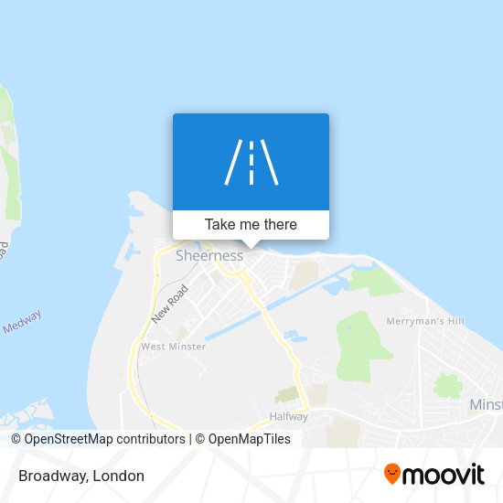 Broadway map