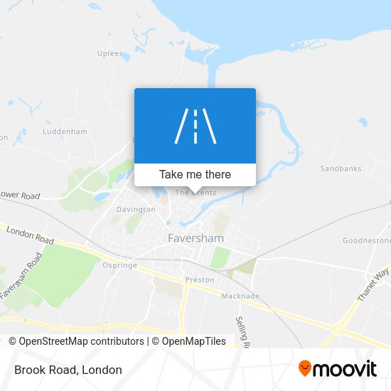Brook Road map