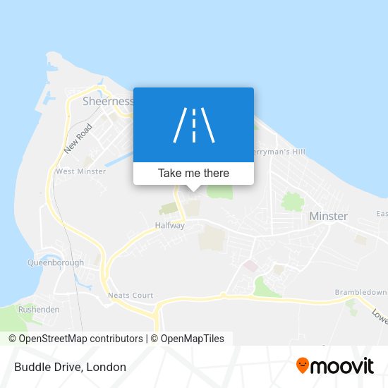 Buddle Drive map